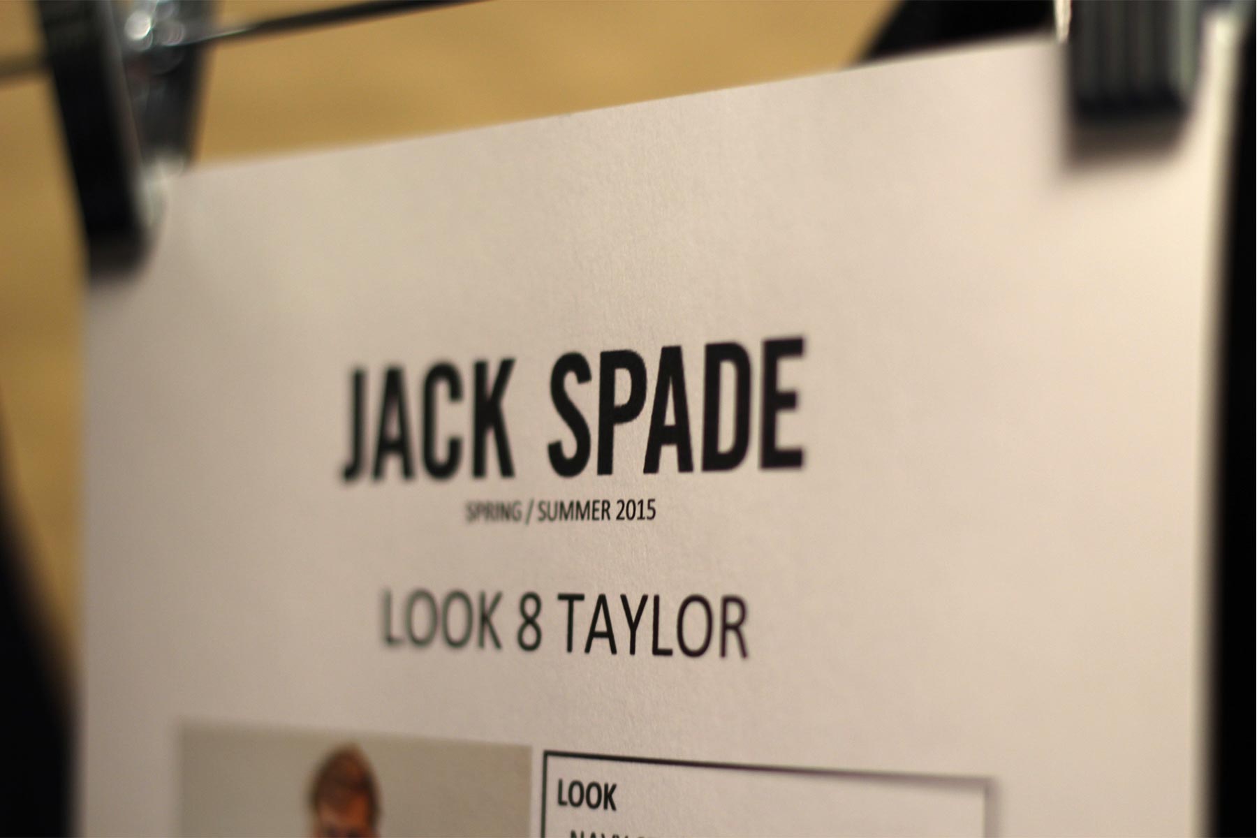 JACK SPADE S/S 2015 New York Fashion Week
